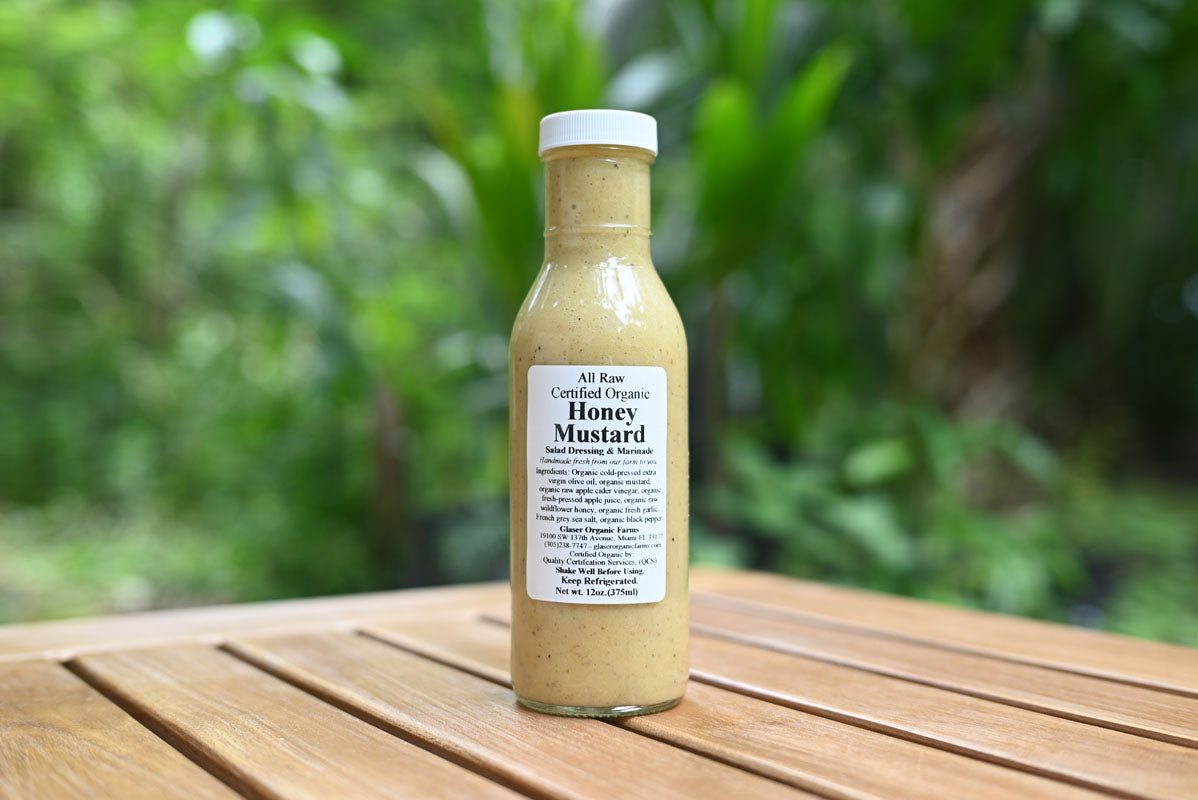 Glaser Organic Farms All Raw Certified Organic Honey Mustard Salad Dressing & Marinade - 12 oz Glaser Organic Farms All Raw Certified Organic Honey Mustard Salad Dressing & Marinade - 12 oz