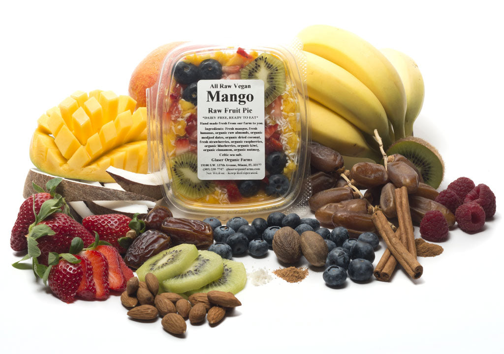 Mango Raw Fruit Pie, 8 oz.