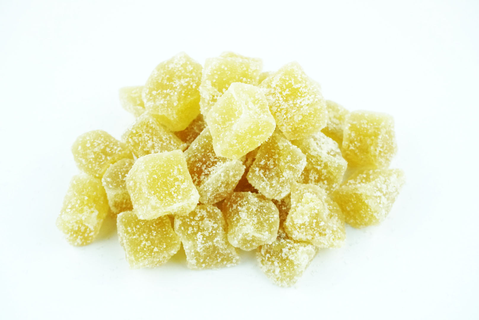 Ginger, Crystallized Squares, 8 oz.