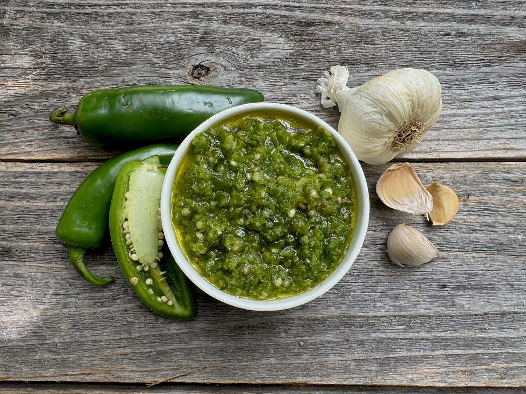 Jalapeno Garlic (HOT) Pesto, 10 oz.